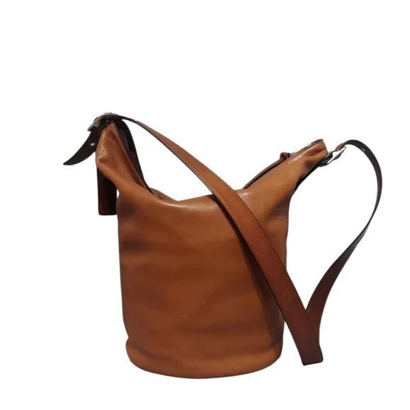 Coach Large Saddle Leather Duffle Shoulder Bag Great Condition No. 32282 - Picture 3 of 12